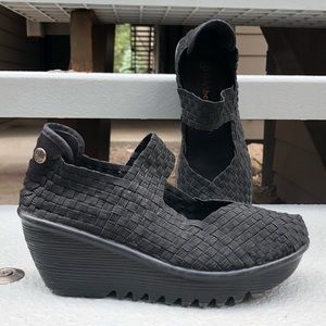 Bernie Mev Weave Mary Jane Wedges